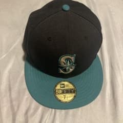 New Era 59FIFTY キャップ 黒/青 7 1/2のサムネイル