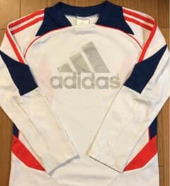 adidas アディダス 長袖プラシャツ　130のサムネイル