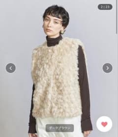 BEAUTY&YOUTH UNITED ARROWS - フェイクファー ノーカラー ベスト BEAUTY&YOUTH フェイクファーノーカラー ベスト - メルカリ