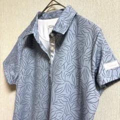 タイトリスト ストレッチ ボタニカルプリント 半袖 ポロシャツ 軽量 S