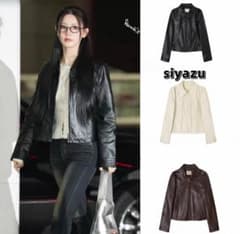 G)I-DLE ミヨン 着用SIYAZU Fake Leather Crop - メルカリ