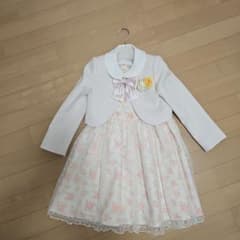 お値下げ！入学　卒園　結婚式　フォーマルワンピ　120のサムネイル