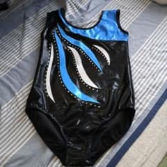 体操用レオタード 黒・青・白のサムネイル