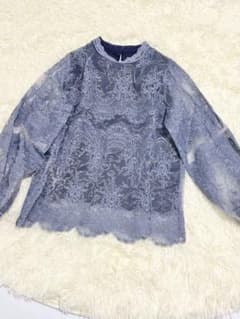 刺繍入りシアートップスのサムネイル