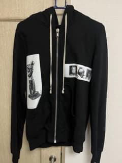 RICK OWENS DRKSHDW スクエアパッチ ジップパーカーのサムネイル