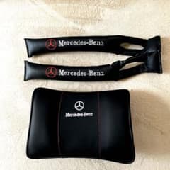 メルセデスベンツ ネックピロー、シートコンソール隙間クッション2本セットのサムネイル