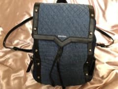 最終値下げ DIESEL デニム キルト リュックサック バックパック - メルカリ