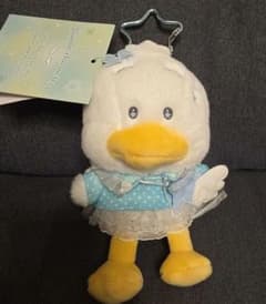 新品>サンリオあひるの　ペックルマスコットホルダーキラキラウィッシュのサムネイル