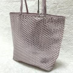 極美品】アンテプリマ イントレッチオ トートバッグ シルバーピンク 