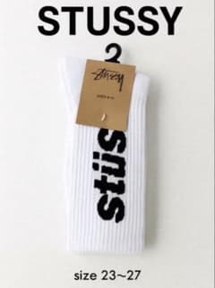 STUSSY STOCK CREW SOCKS ホワイトのサムネイル