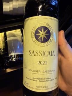サッシカイアSassicaia 2021 Bolgheri Sassicaia - メルカリ
