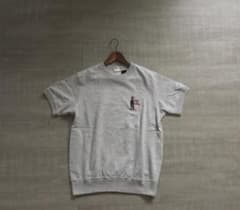 M Stussy× Champion 半袖スウェット シャドーマン ランタグ - メルカリ
