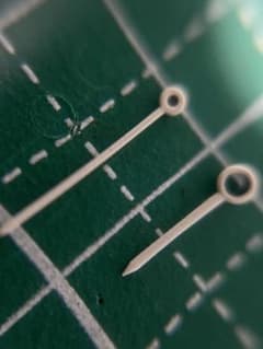 希少 白　オリジナル　パテックフィリップ純正針cal.23-300等用のサムネイル