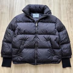 美品】PRADA プラダ ダウンジャケット 36 ネイビー ショート丈 正規品 