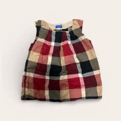 61.ブルーレーベルクレストブリッジノースリーブ赤チェック36のサムネイル