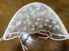 ベビーカー クーファン 虫除けカバー 虫除けネット 蚊帳 蚊対策　花柄のサムネイル
