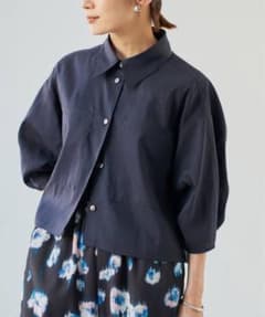 タグ付き新品 イエナ リネンミックスクロップドシャツ - メルカリ