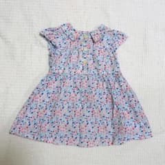 プティマイン 花柄ワンピース 80 半袖 襟付き 夏服 女の子のサムネイル
