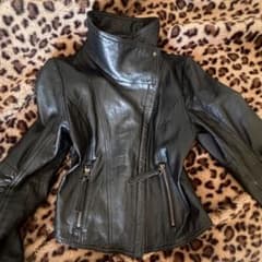 archive leather jacket - メルカリ