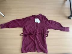 【TINA:JOJUN 】sheer shirts長袖シャツ ボタン付きのサムネイル