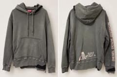 [値下げ交渉可]DIESEL DENIM DIVISION ダメージ加工パーカー