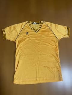 【ヴィンテージ】80s adidas トレフォイル Vネック ゲームシャツのサムネイル