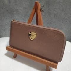 【美品】アタオ スリモ ケリー アーモンド 長財布 高級・優良品】アタオ L字ファスナー 長財布 スリモ ケリー アーモンド