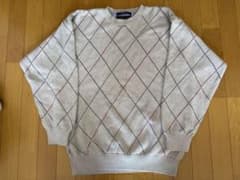 トミーヒルフィガー ゴルフ アーガイル ニット XL コットン100%のサムネイル