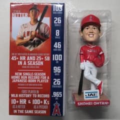大谷翔平　ボブルヘッド　首振りフィギュア　非売品のサムネイル