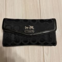 COACH シグネチャー 長財布 ブラックのサムネイル