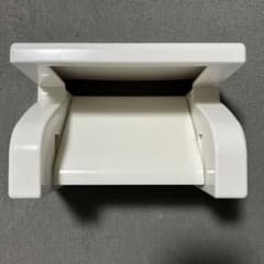 トイレットペーパーホルダー 棚付き ホワイトのサムネイル