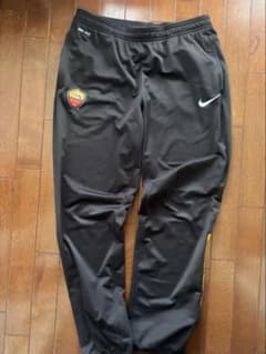 NIKE ASローマ ナイロンパンツ ジャージ Nike AS Roma ブラックジャージ - メルカリ