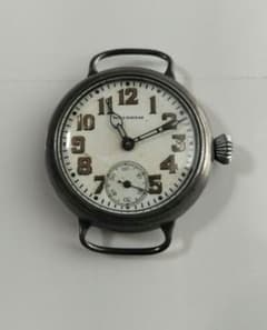 [Rare Antique Over 100 Years Old] WWI? Waltham Trench Watch, Manual Winding, Overhauled