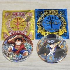 ワンピース 輩缶バッジ ルフィ＆サボ - メルカリ