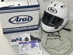 2020 Arai アライ RX-7X 55-56 s 破損なし　白　ホワイトのサムネイル