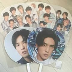 新品・匿名配送】SnowMan 目黒蓮公式うちわ まとめ売り 5枚 個人 集合