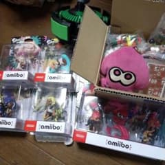 スプラトゥーン　断捨離　amiibo コジャケ　タコ　ガール　ボーイ　アクキーのサムネイル