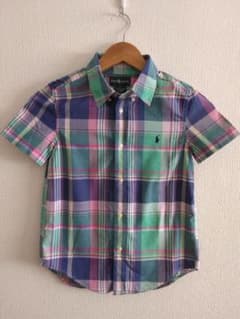 ラルフローレン 半袖シャツ チェック柄 キッズ 服 子供服 7のサムネイル