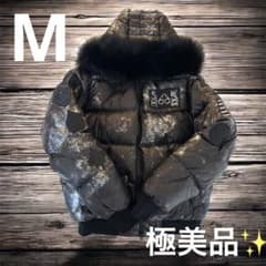 1度だけ着用！【ムースナックルズ】ファー付き ブラック ダウン 