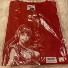 ももクロ 10th × 北斗の拳 35th コラボTシャツ レッド Lのサムネイル