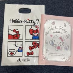 ハローキティ　クリアファイル　ビニール袋