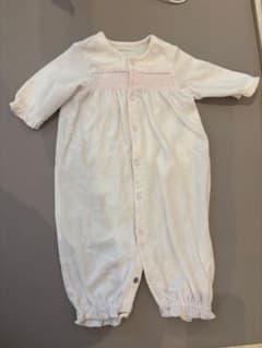 ミキハウス ベビー服 カバーオール ピンク スモッキングのサムネイル