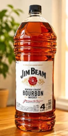 JIM BEAM ジムビーム 4L 大容量 ウイスキー - メルカリ