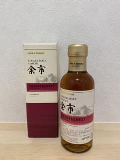 新品・未開栓・余市蒸留所限定】余市 シェリー＆スイート 180ml 箱付