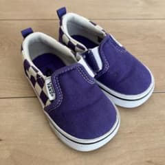 yossyさま専用★VANS バンズ　13.5cm  スリッポン　パープルのサムネイル