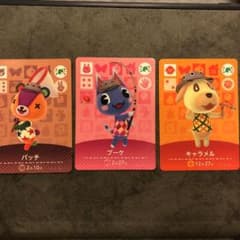 amiibo カード　パッチ、ブーケ、キャラメル　セットのサムネイル