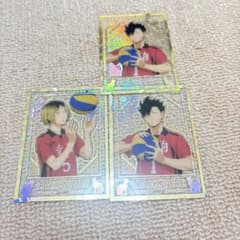 ハイキュー ホロ箔クリアカード 黒尾 研磨のサムネイル