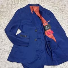 【極美品/XL位】 クレストブリッジ スーツ(MIYUKIKEORI) デニム調 極美品/XL位】 クレストブリッジ スーツ(MIYUKIKEORI) デニム調