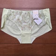ワコール　レシアージュ花柄刺繍 ライトグリーン ショーツ Mサイズのサムネイル