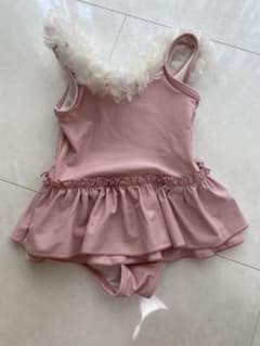 新品未使用90サイズ♡フラワーモチーフスイムウェアのサムネイル